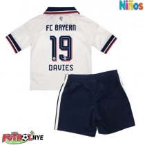 Camiseta Bayern Munich Alphonso Davies #19 Visitante Equipación para niños 2026-27 manga corta (+ pantalones cortos)
